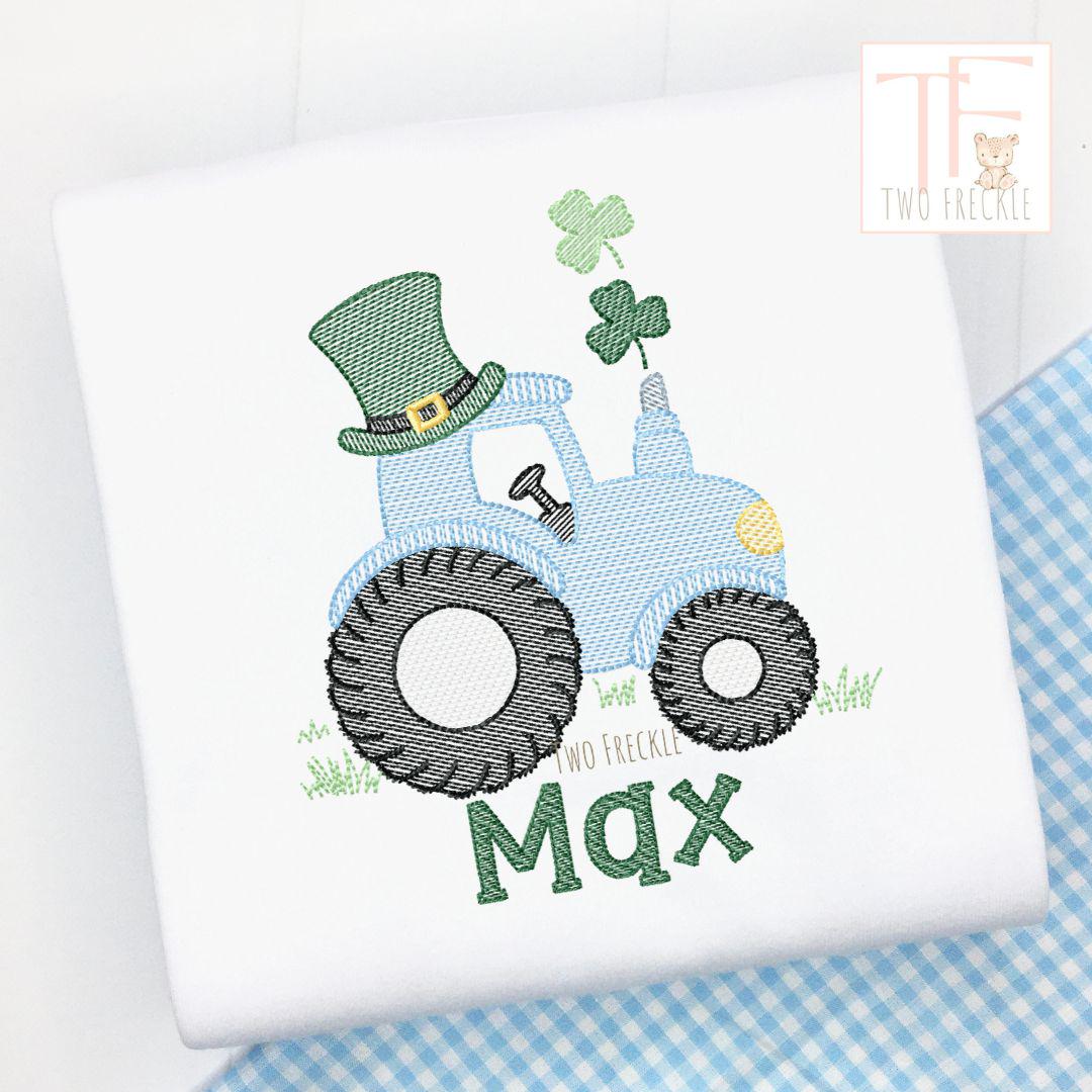 Kids St. Patrick's Day Tractor Shirt