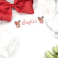 Girls Reindeer Mini Personalized Shirt