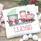 Scribble Christmas Train Embroidered Shirt