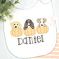 Puppies in Pumpkins Bib