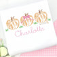 Girls Scribbly Pumpkins Embroidered Shirt