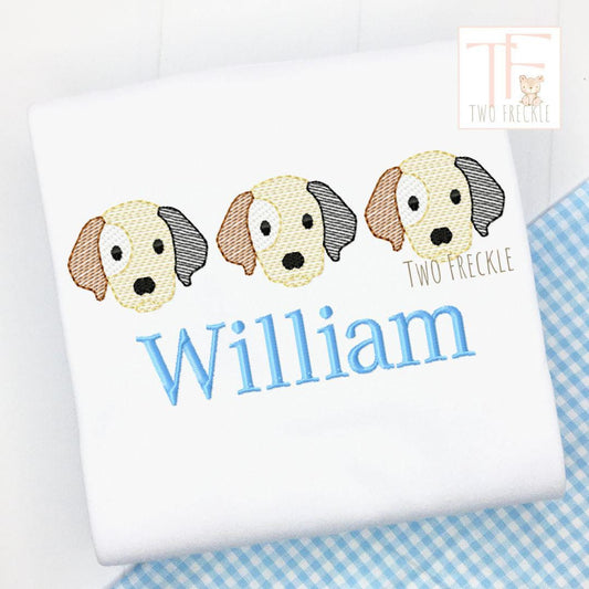 Spotted Puppy Trio Shirt