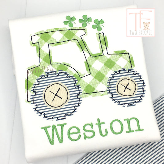 Boys St. Patrick's Day Tractor Shirt