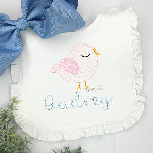 Personalized Baby Bird Bib