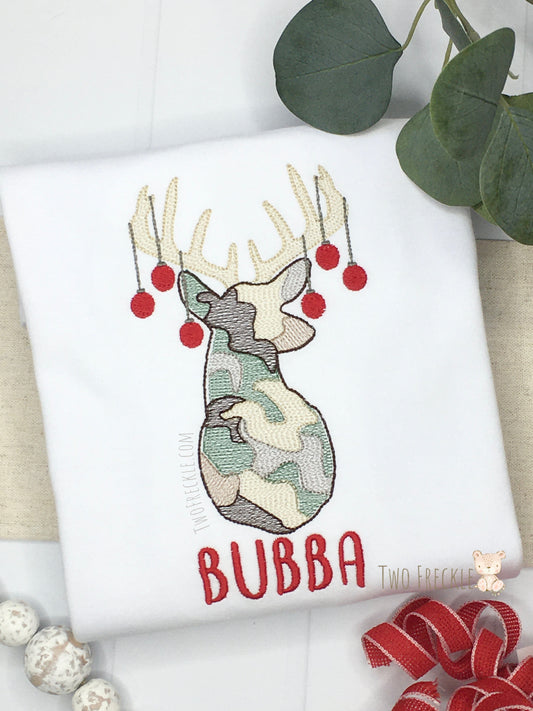 Camouflage Deer Christmas Shirt