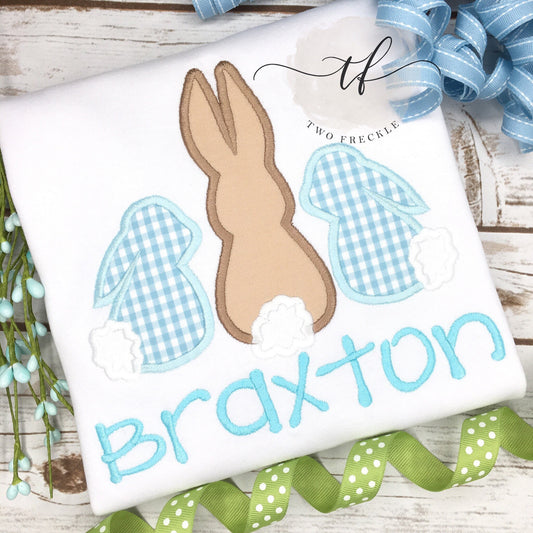 Kids Easter Bunny Applique Shirt