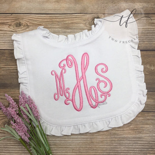 Monogrammed Bib