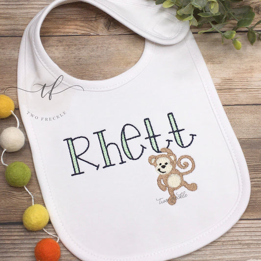 Monkey See, Monkey Do Baby Bib or Bodysuit