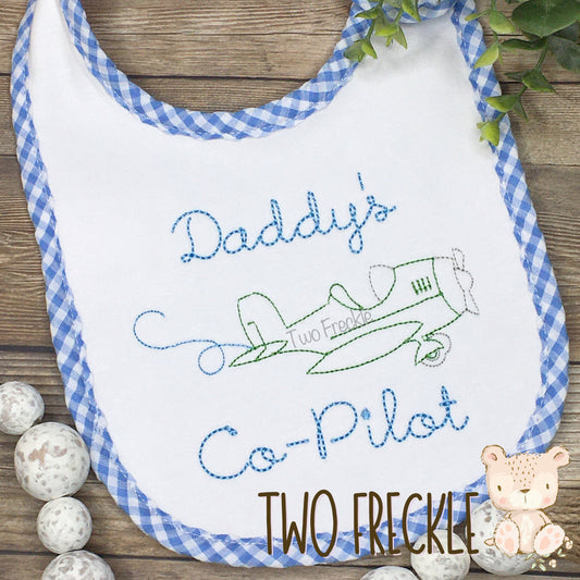 Daddy’s Co-Pilot Baby Bib