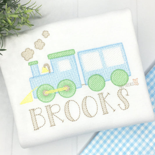 Choo Choo Train Monogrammed Shirt