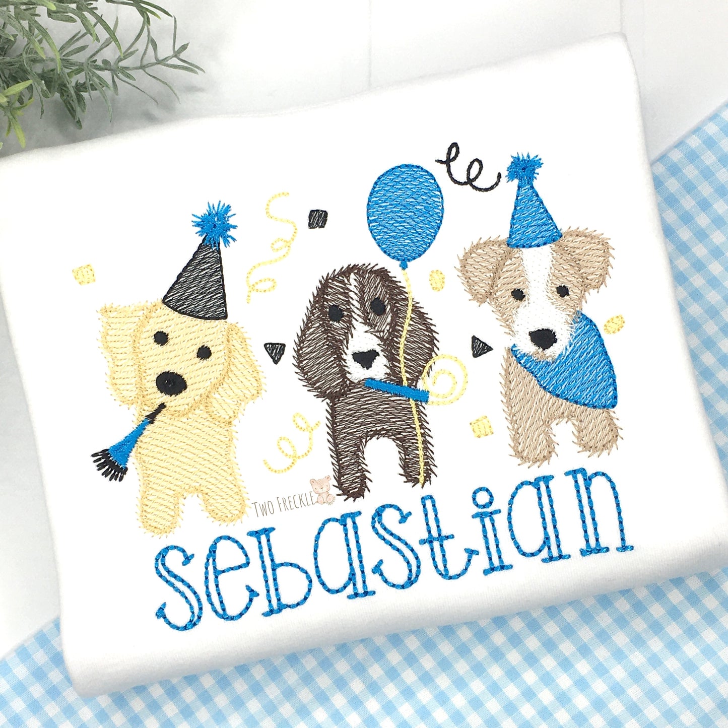 Personalized Puppy Party Dogs - Girl & Boy Option!